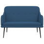 Voir la diapositive 3 : VIDAXL Banc Bleu 110x76x80 cm Tissu