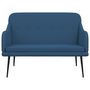 Voir la diapositive 3 : VIDAXL Banc Bleu 110x76x80 cm Tissu
