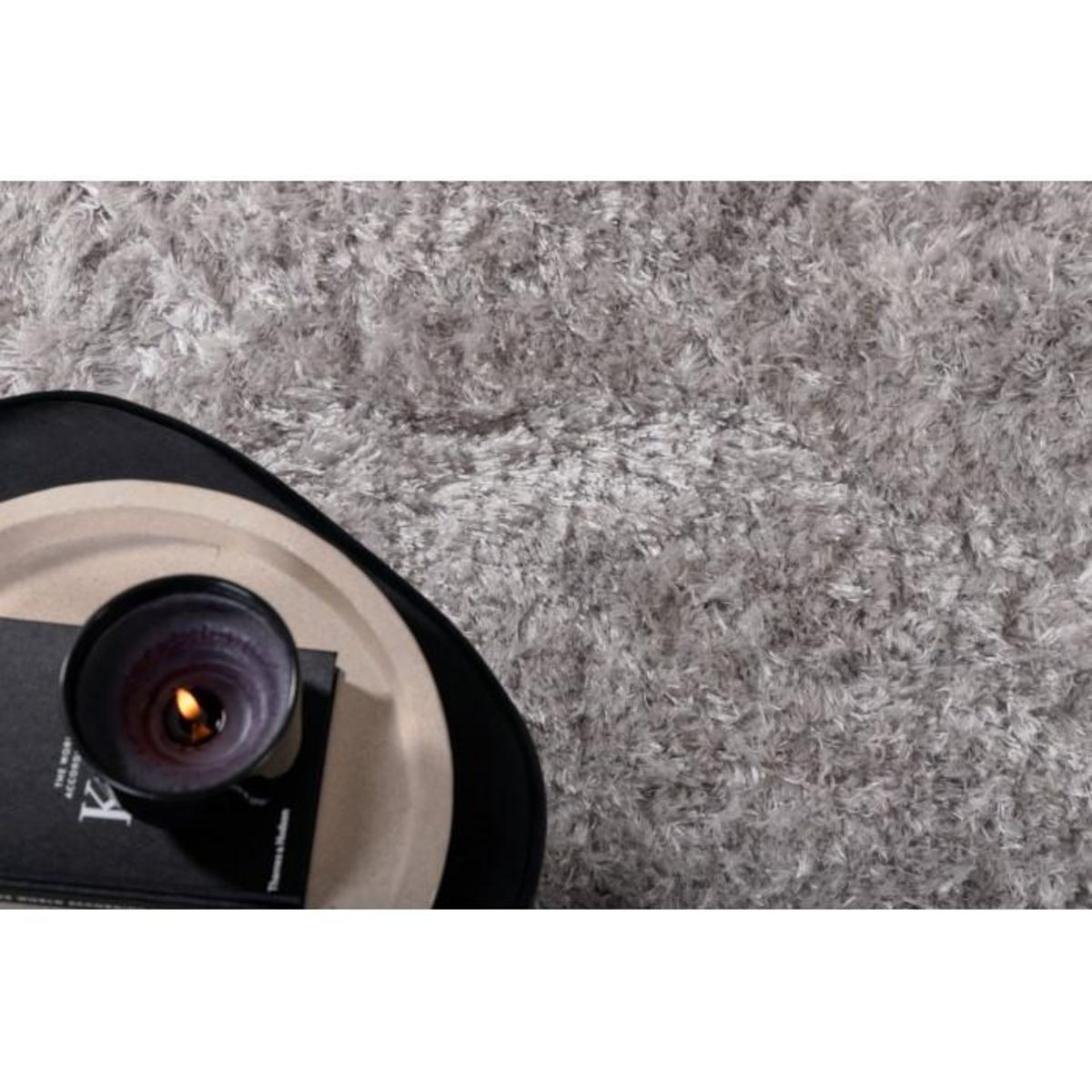 Paris Prix Tapis Déco  Natta  160x230cm Argent