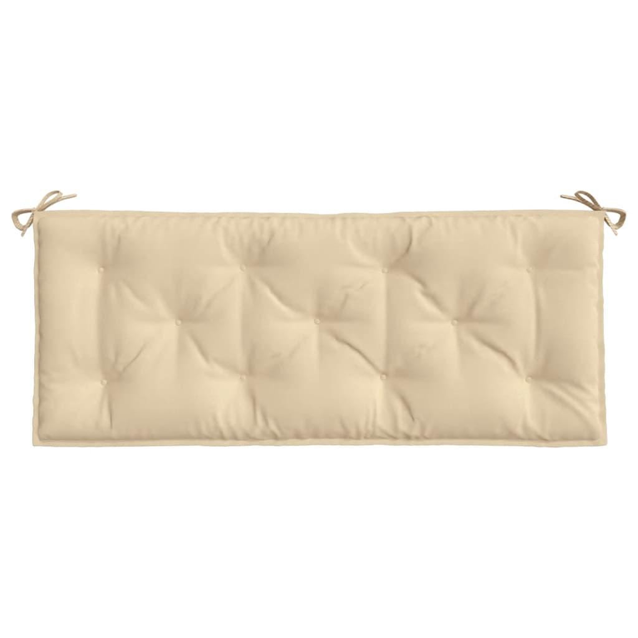 Voir la diapositive 5 : VIDAXL Coussins de banc jardin lot de 2 beige 120x50x7 cm tissu Oxford
