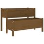 Voir la diapositive 2 : VIDAXL Jardiniere Marron miel 110x84x75 cm Bois massif de pin