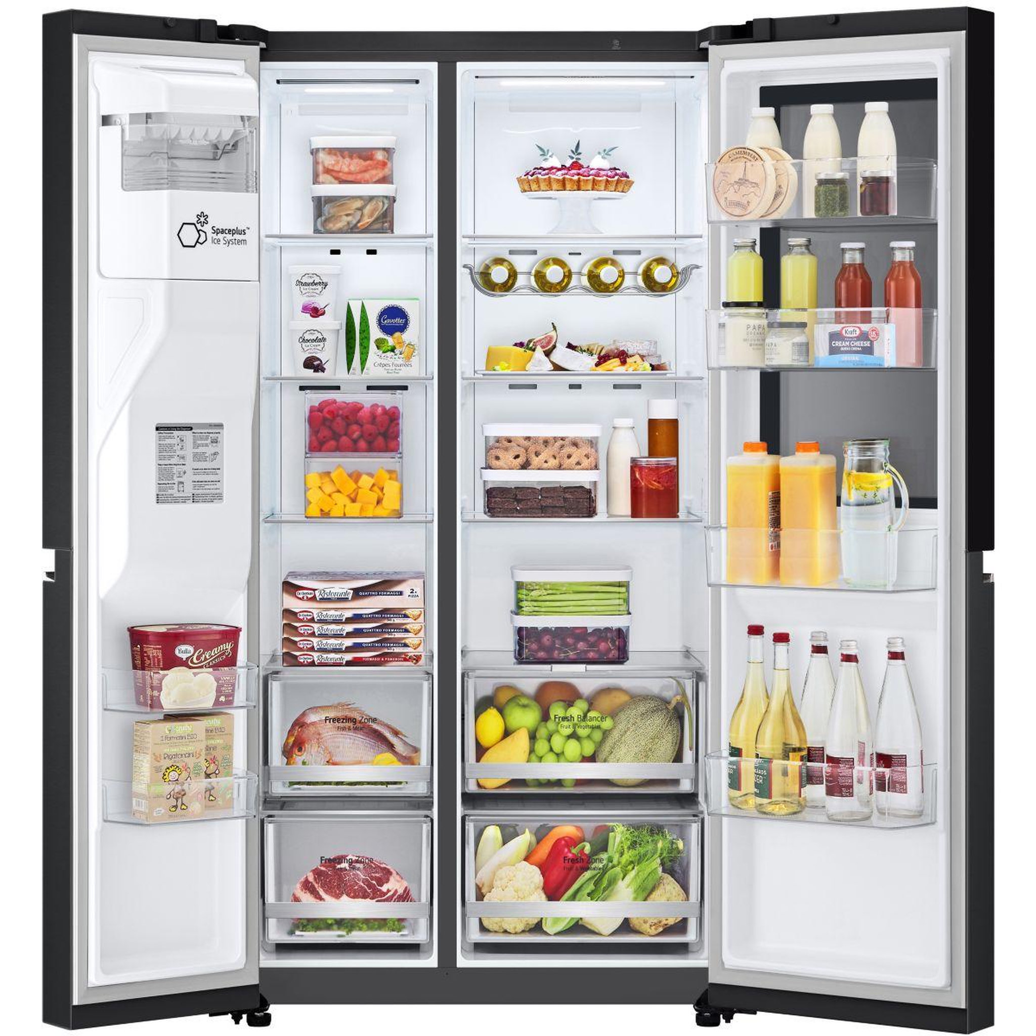 Voir la diapositive 4 : LG Réfrigérateur américain gsgv80epld instaview