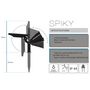 Voir la diapositive 5 : Lumisky Lot de 4 spots solaires projecteurs SPIKY Noir Plastique 100LM
