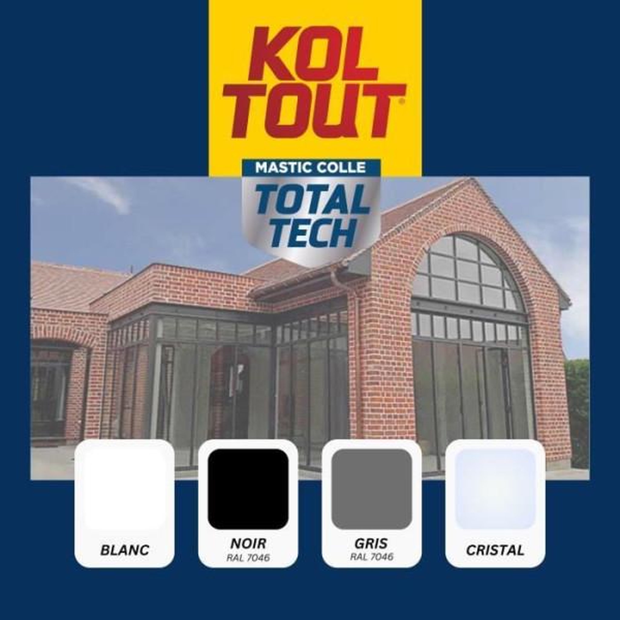 Voir la diapositive 6 : CYANOLIT Colle de fixation et d'étanchéité - CYANOLIT - Total tech - Gris - Cartouche 290 ml - Multi-matériaux - Résistant et flexib