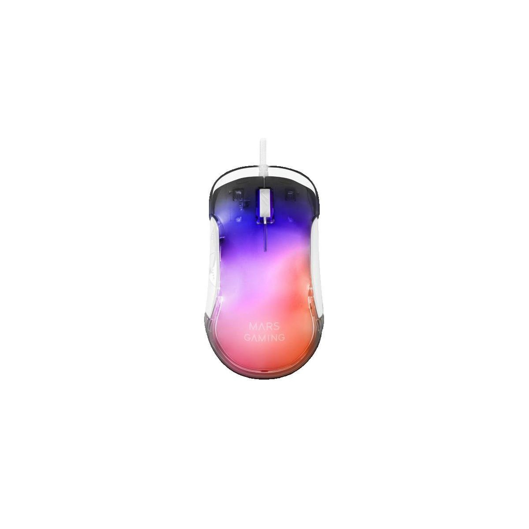 Mars Gaming Souris gamer Mars Gaming MMGLOWW Blanc