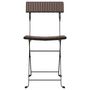 Voir la diapositive 4 : VIDAXL Chaises de bistrot pliantes lot de 2 Resine tressee et acier