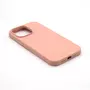 CASYX Coque iPhone 14 Pro silicone Rose MagSafe