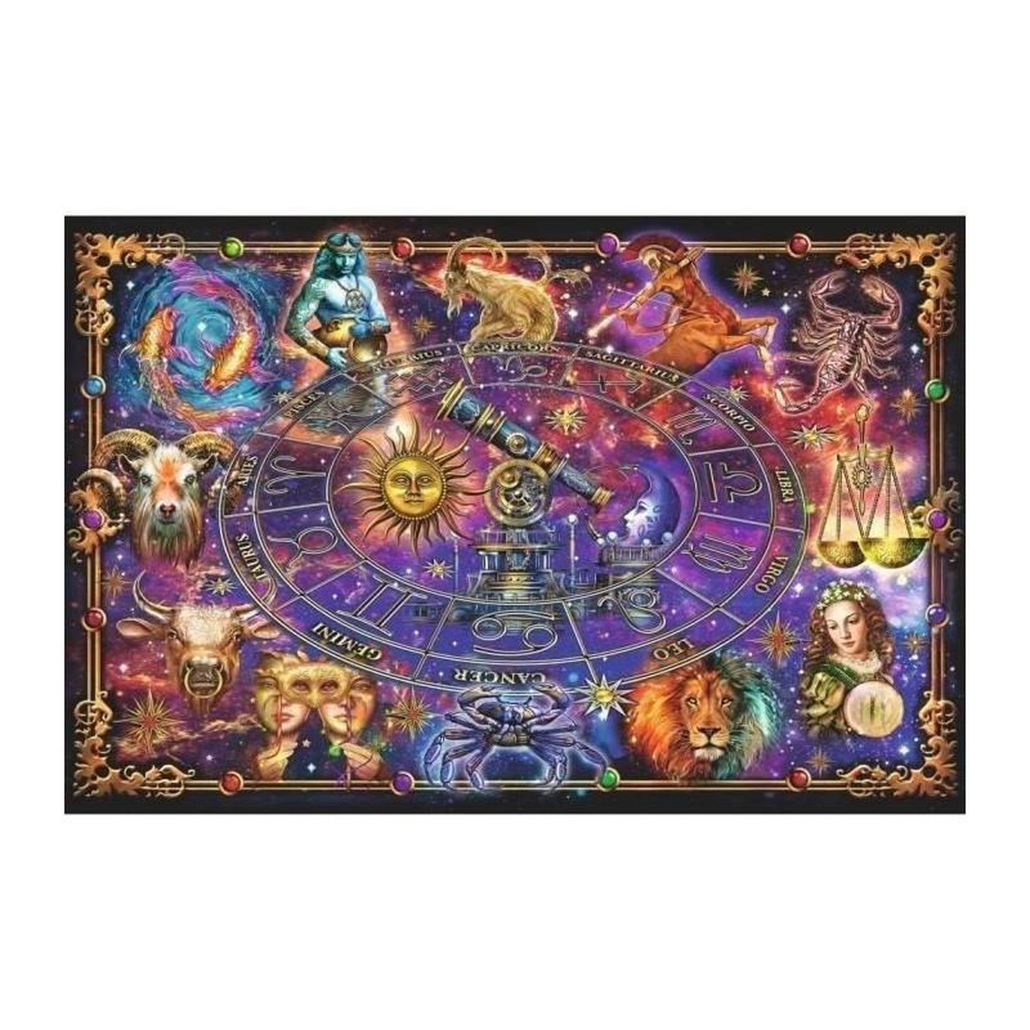 RAVENSBURGER Puzzle 3000 pièces Signes du Zodiaque – Adultes dès 14 ans – Haute qualité – Ravensburger