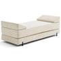 Voir la diapositive 4 : BEST MOBILIER Brescia - banquette 3 places convertible en tissu velours relief