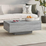 VIDAXL Table basse Sonoma gris 85x55x31 cm Bois d'ingenierie