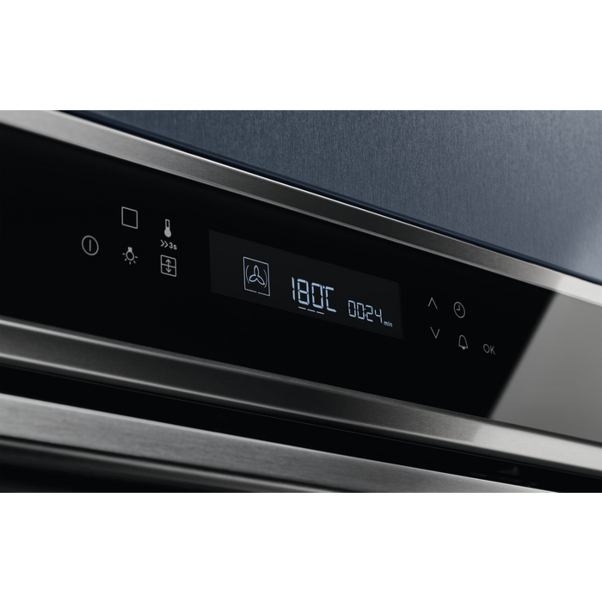 ELECTROLUX Four intégrable multifonction 72l 60cm a+ pyrolyse inox - EOF7P00LX