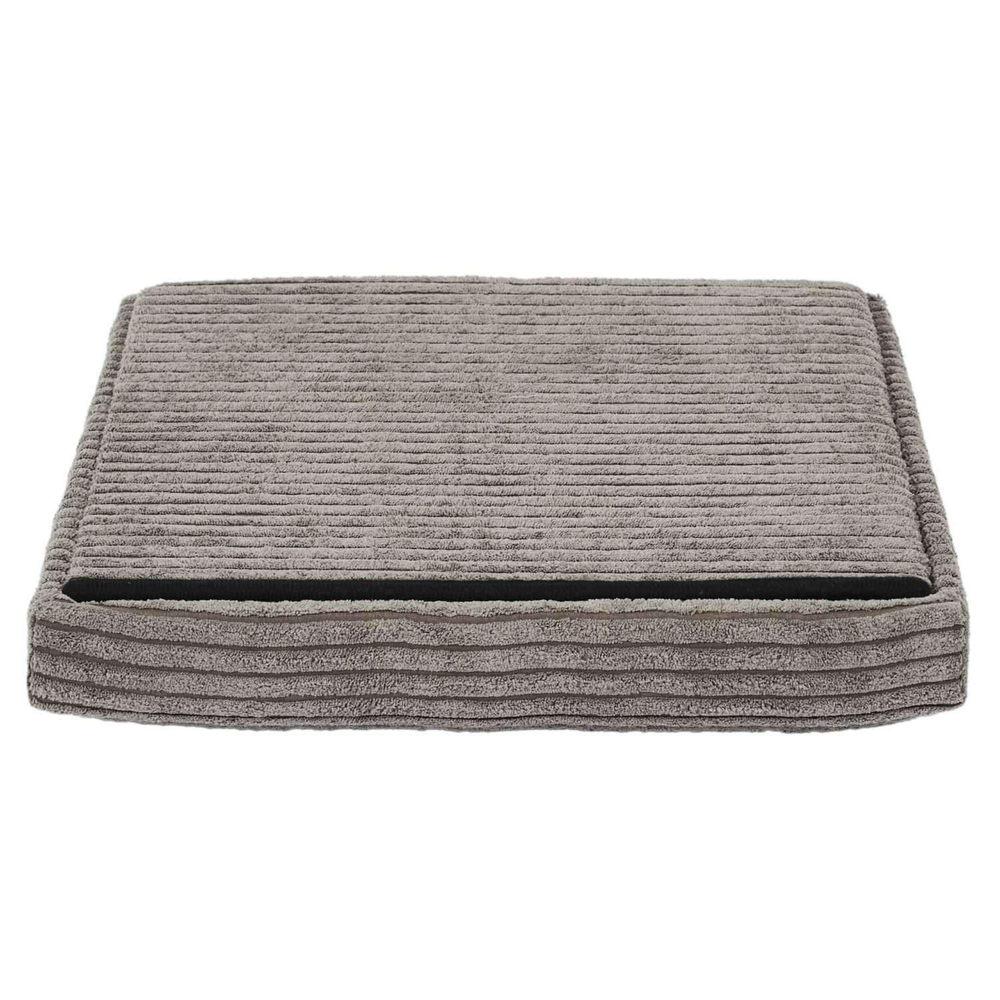 Voir la diapositive 6 : The Home Deco Factory Pouf de rangement pliable effet côtelé