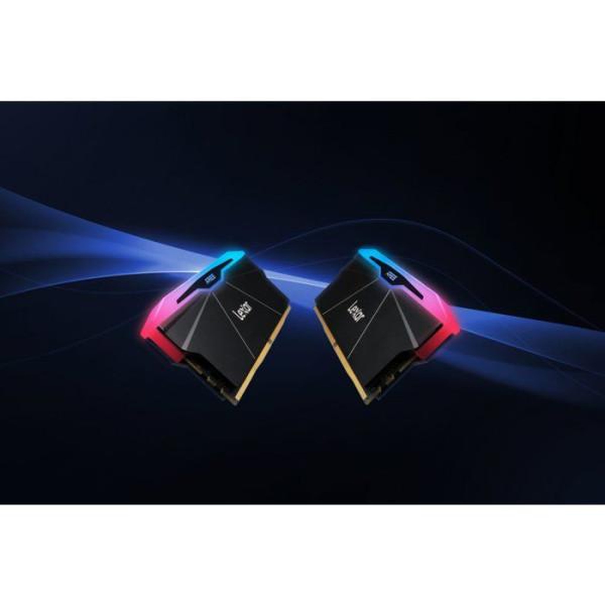Voir la diapositive 4 : Lexar Barrette Mémoire - LEXAR Ares - DDR5 6000 - CL32 1.35 V - 32 Go (2x 16 Go) - Dissipateur thermique sans RGB - Noir