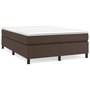 Voir la diapositive 2 : VIDAXL Cadre de lit sans matelas marron 140x200 cm similicuir