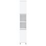 Voir la diapositive 5 : VIDAXL Armoire de salle de bain blanc 30x30x190 cm bois d ingénierie