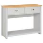 Voir la diapositive 1 : VIDAXL Table console Gris 97 x 35 x 76 cm