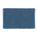 Wenko Tapis de salle de bain en coton Mona. Coloris disponibles : Bleu, Marron, Vert