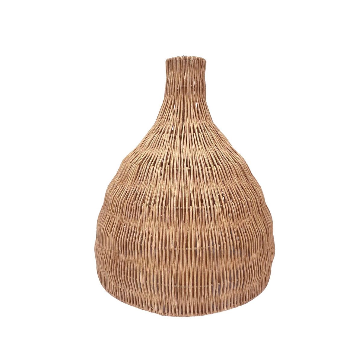 Lumisky Abat-jour BELLA Marron Rotin H38cm