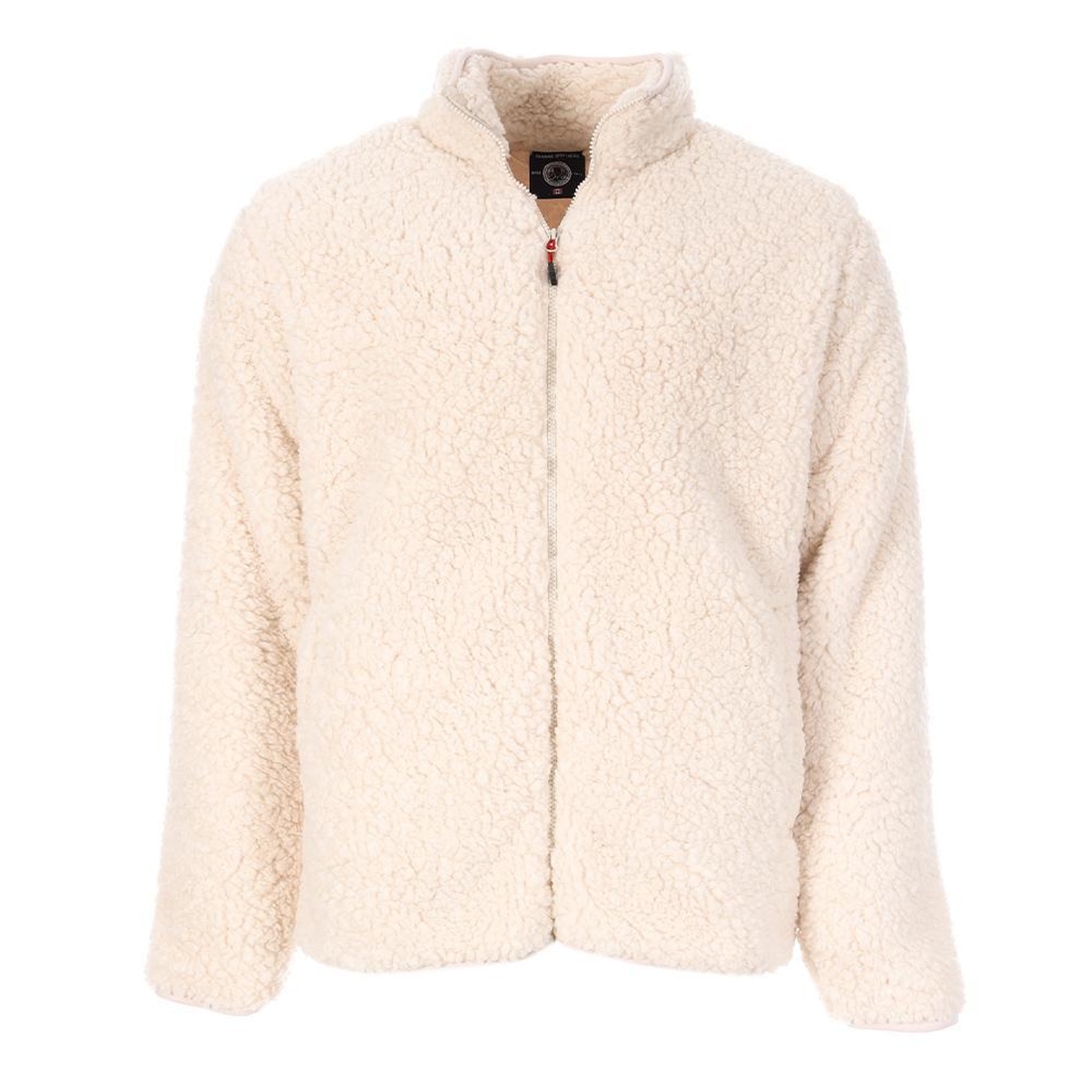 Voir la diapositive 1 : PANAME BROTHERS Veste Sherpa Écru Homme Paname Brothers Full Zip