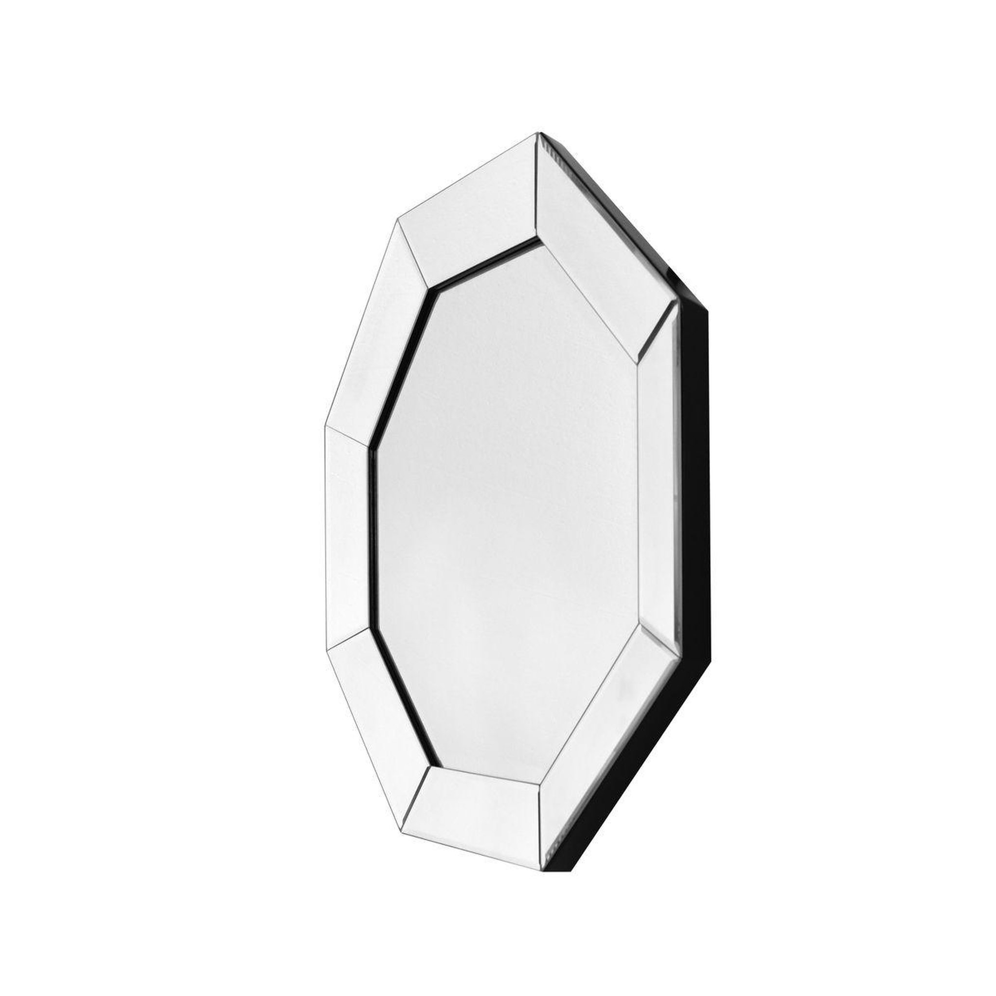 Voir la diapositive 3 : Paris Prix Miroir Mural Design  Kronos  60cm Argent