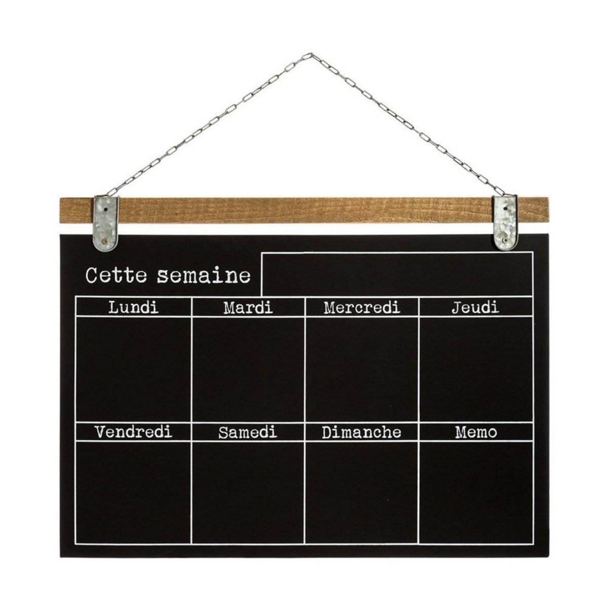 ATMOSPHERA Mémo semainier ardoise