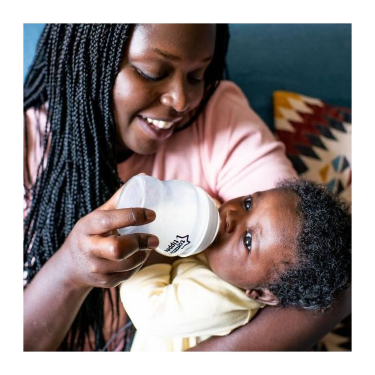 TOMMEE TIPPEE Tommee Tippee - Biberons Coffret Naissance Closer to Nature - Tetine Anti-Colique - Violet Bleu