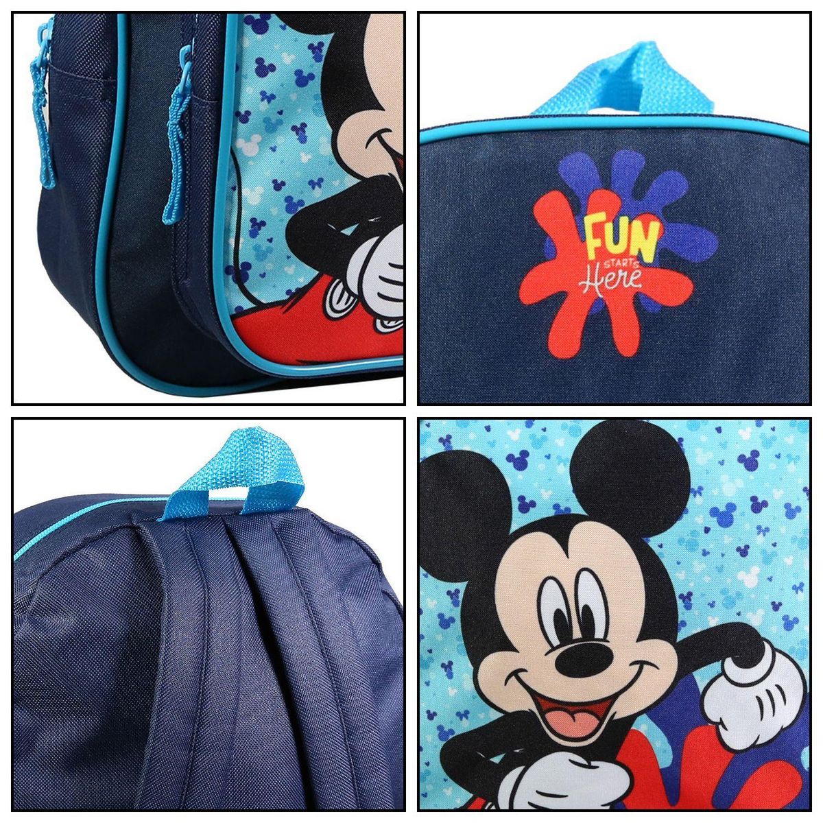 Bagtrotter BAGTROTTER Sac à dos 31 cm avec poche maternelle Disney Mickey Bleu
