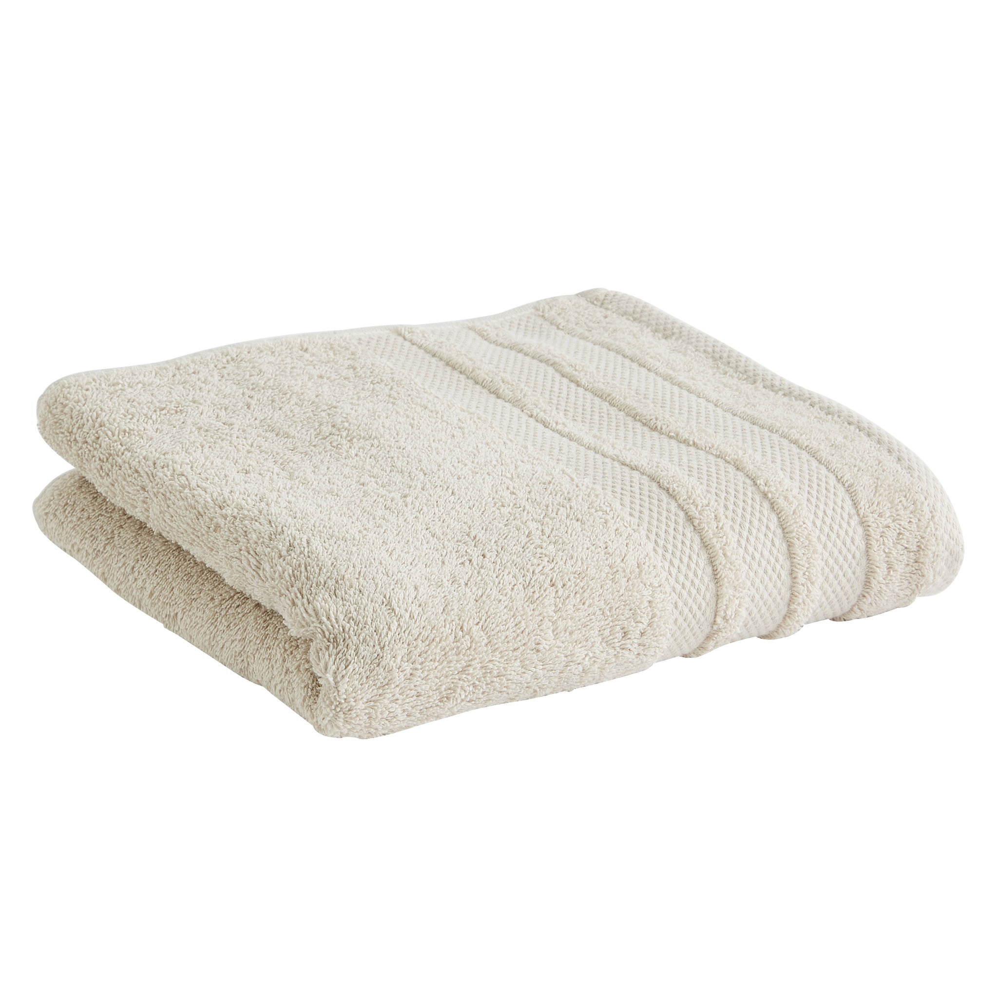 Voir la diapositive 1 : ACTUEL Serviette invité unie en coton 500 g/m²