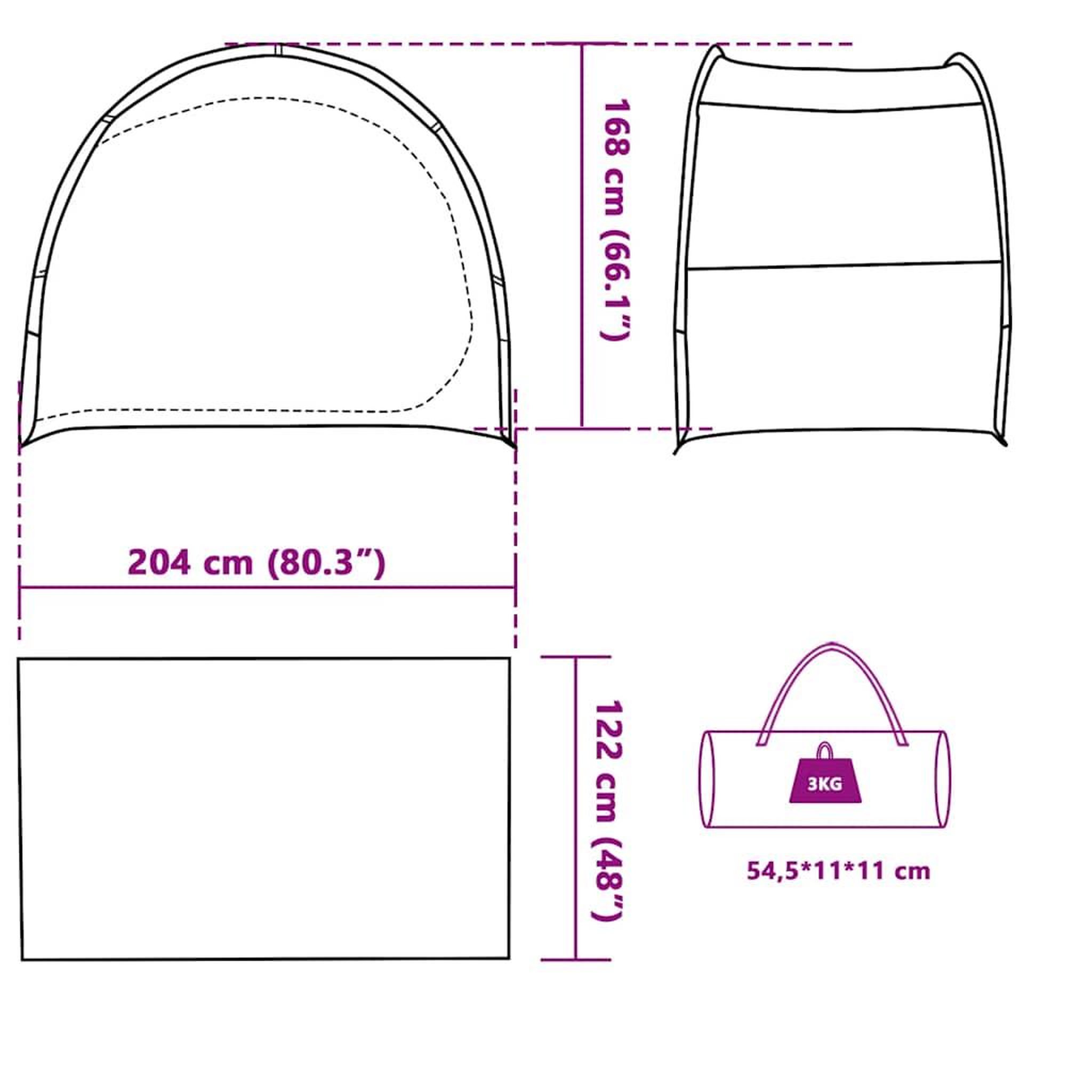 Voir la diapositive 6 : VIDAXL Tente de reception bleu impermeable