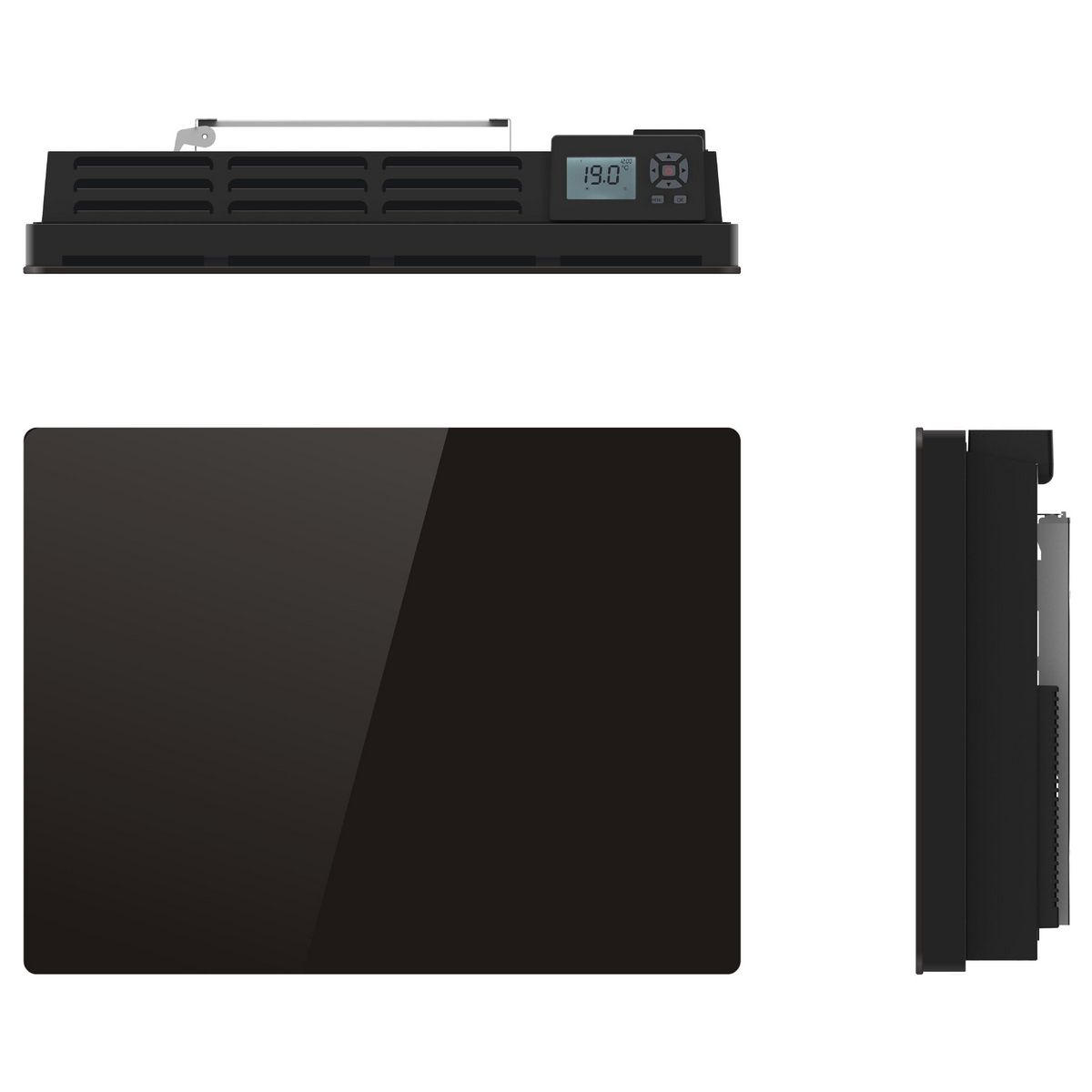 KALIA Radiateur électrique céramique 2000w noir - bat-ht20hb black