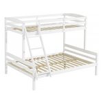 Habitat et Jardin Lit Superposé Enfant  Léa  - Blanc