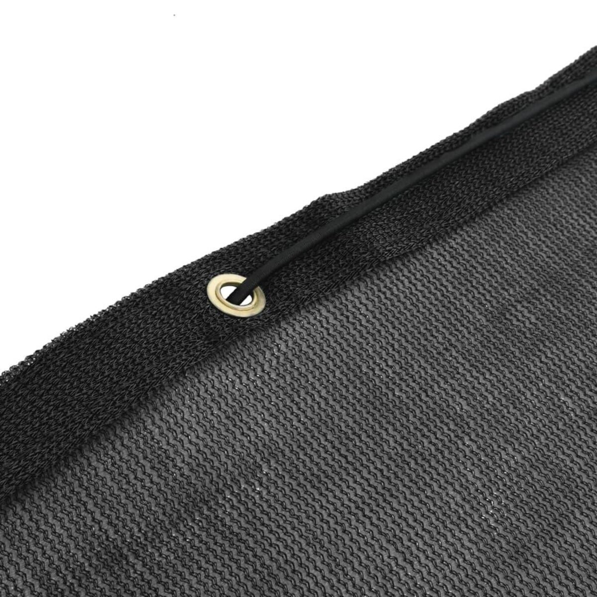 VIDAXL Filet pour remorque PEHD 2 x 3,5 m Noir