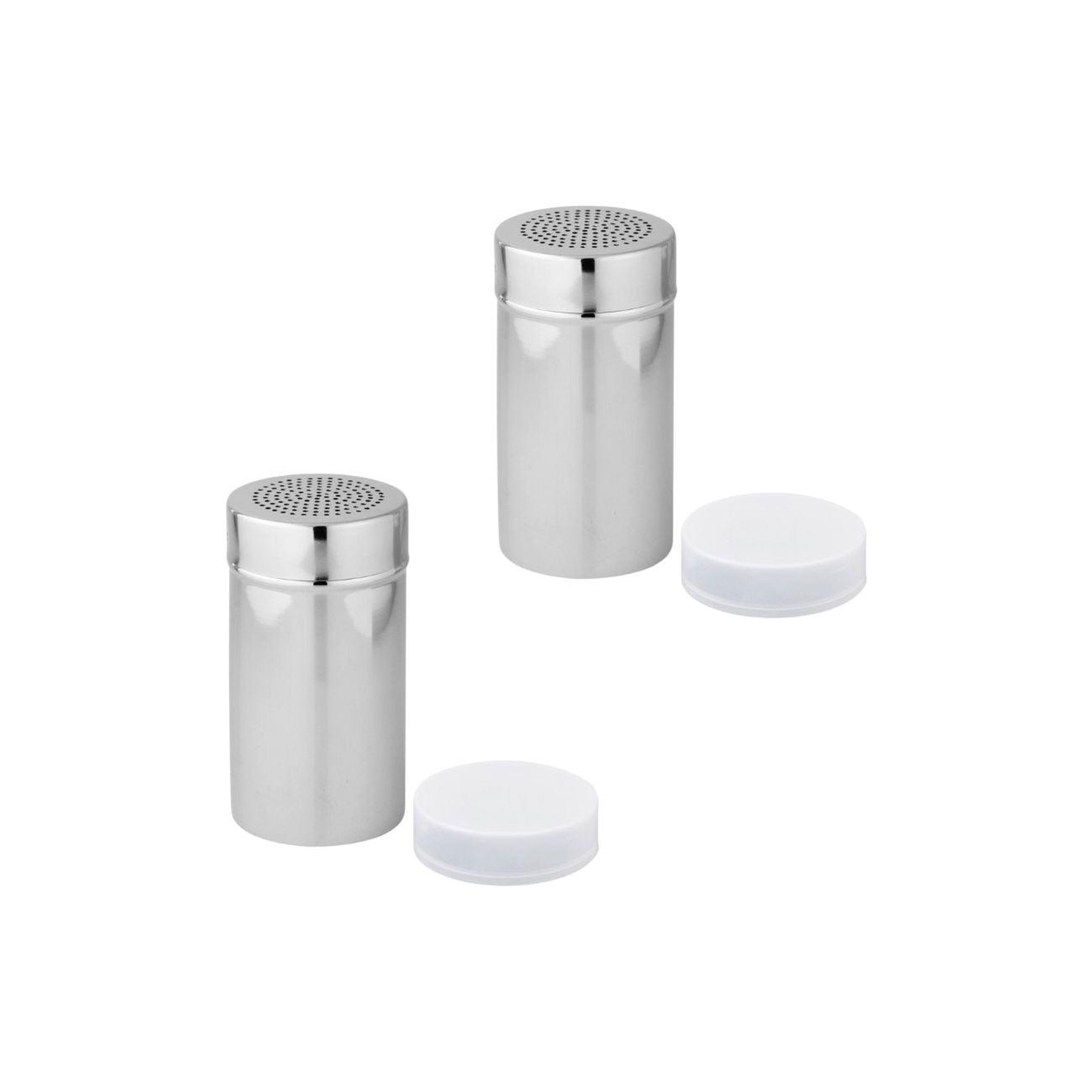 Fackelmann Ensemble de 2 saupoudreuses de cuisine avec couvercle 13 cm fackelmann divers