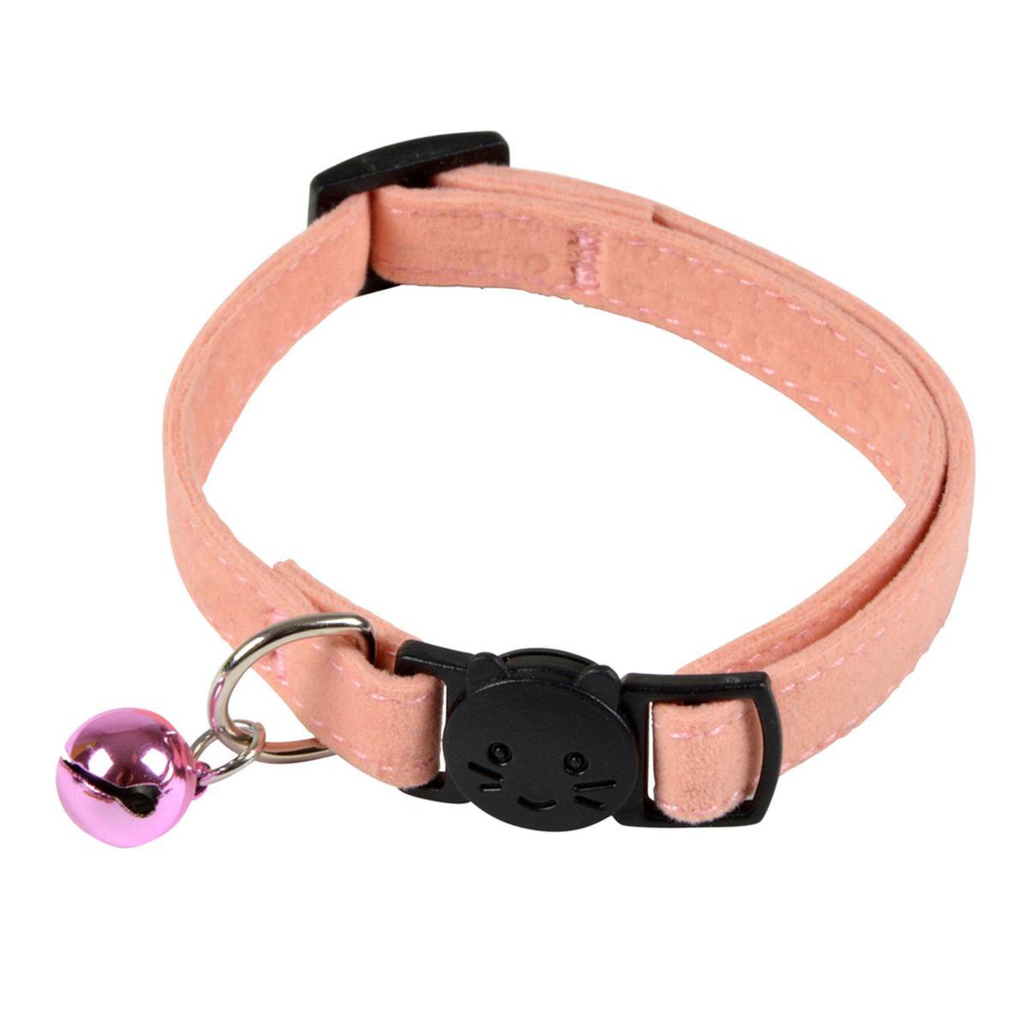 LOVE STORY Collier anti-étranglement pour chat  boho  30cm rose