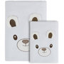 Voir la diapositive 1 : Sensei Maison Ensemble enfant 1 serviette de toilette  + 1 drap de bain BOBBY L'OURS