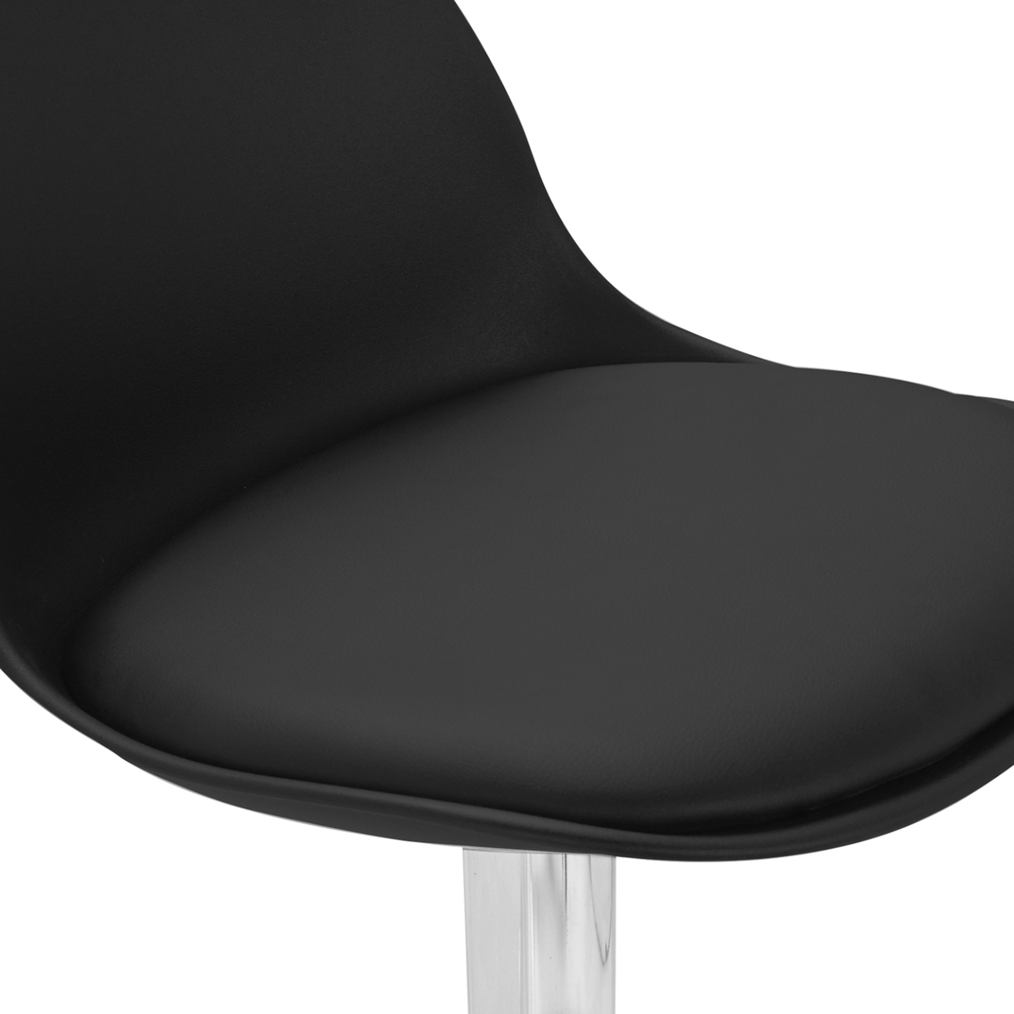 Voir la diapositive 6 : ID MARKET Lot de 4 tabourets de bar karl design noir