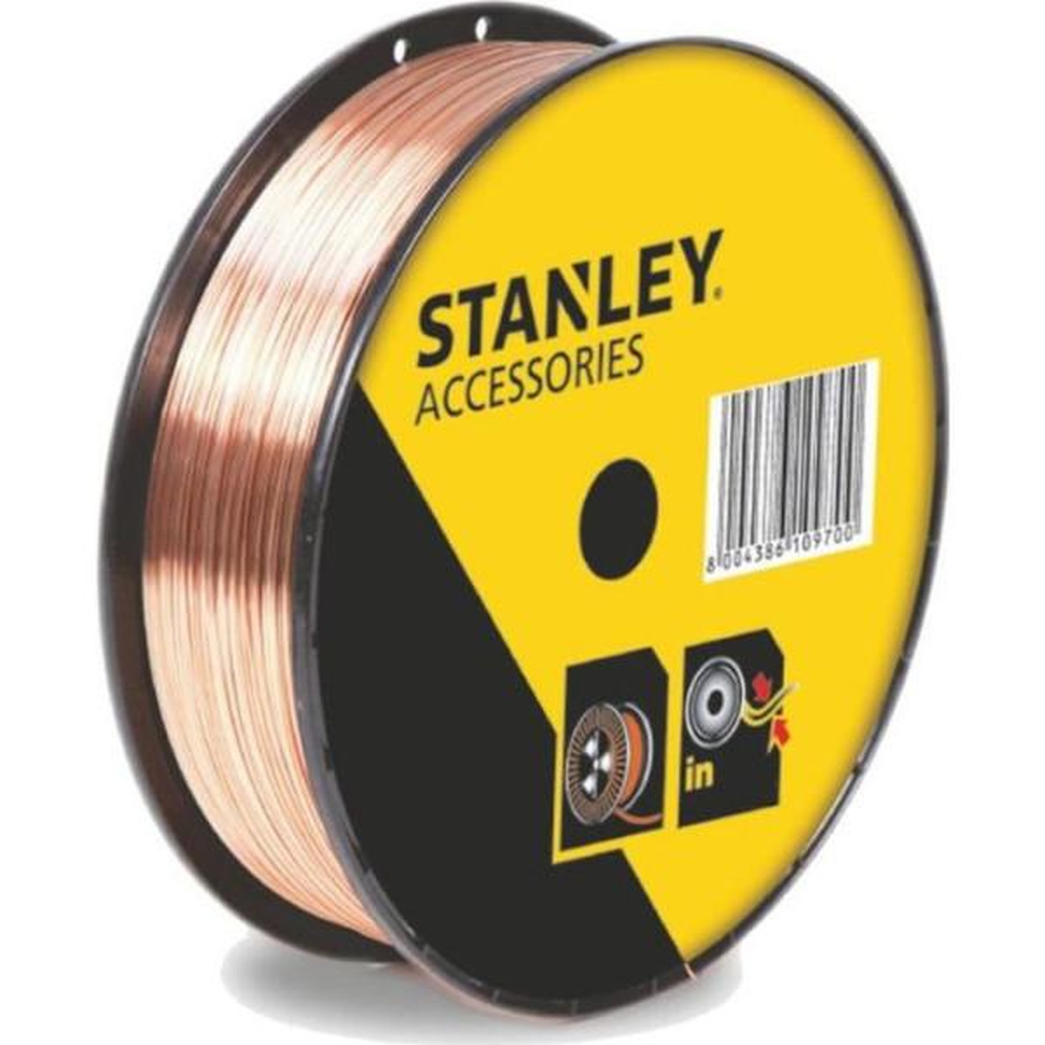 Stanley STANLEY 460628 Bobine fil acier pour soudure MIG/MAG sans gaz - Ø 0,9 mm - 0,9 kg