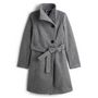 Voir la diapositive 3 : INEXTENSO Manteau grand col gris femme