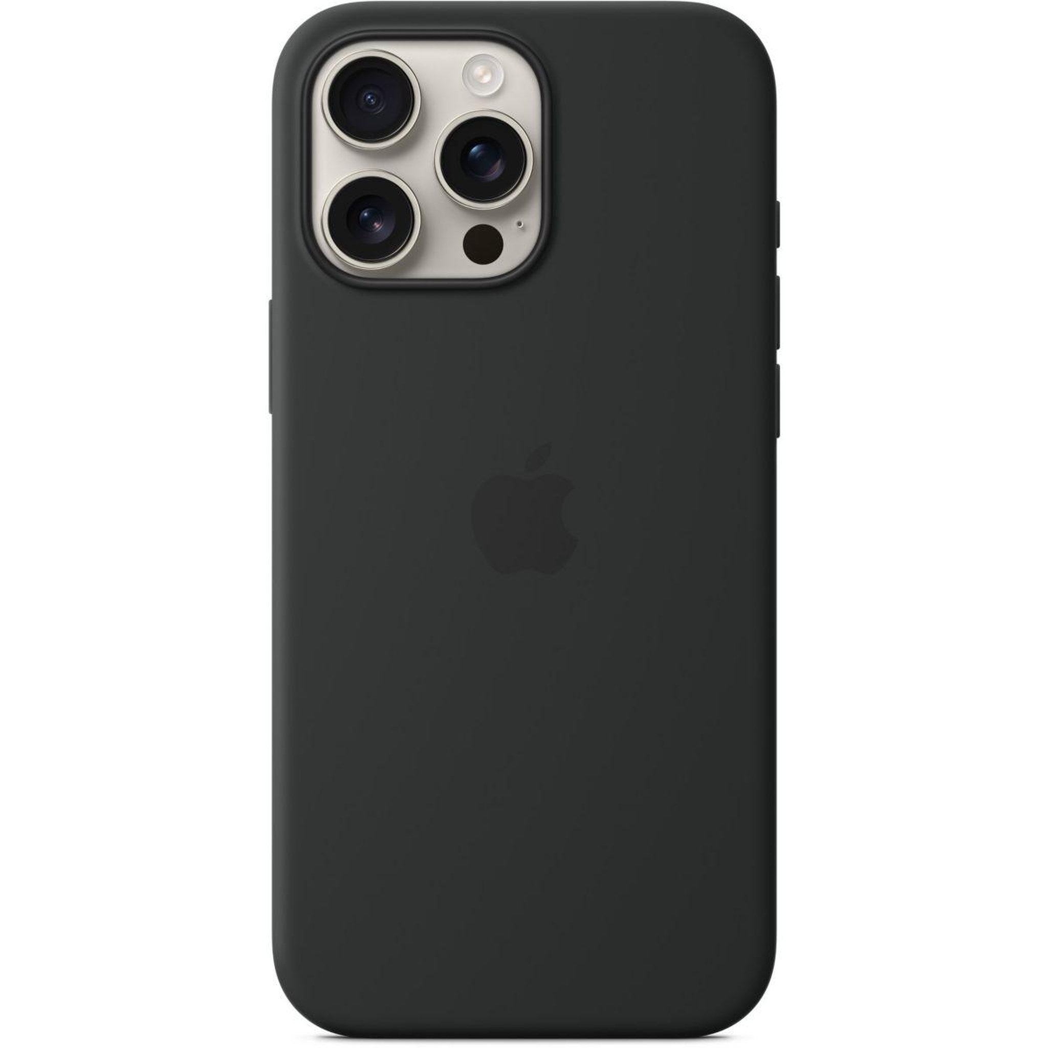 Voir la diapositive 2 : APPLE Coque iPhone 16 Pro Max Noir MagSafe silicone