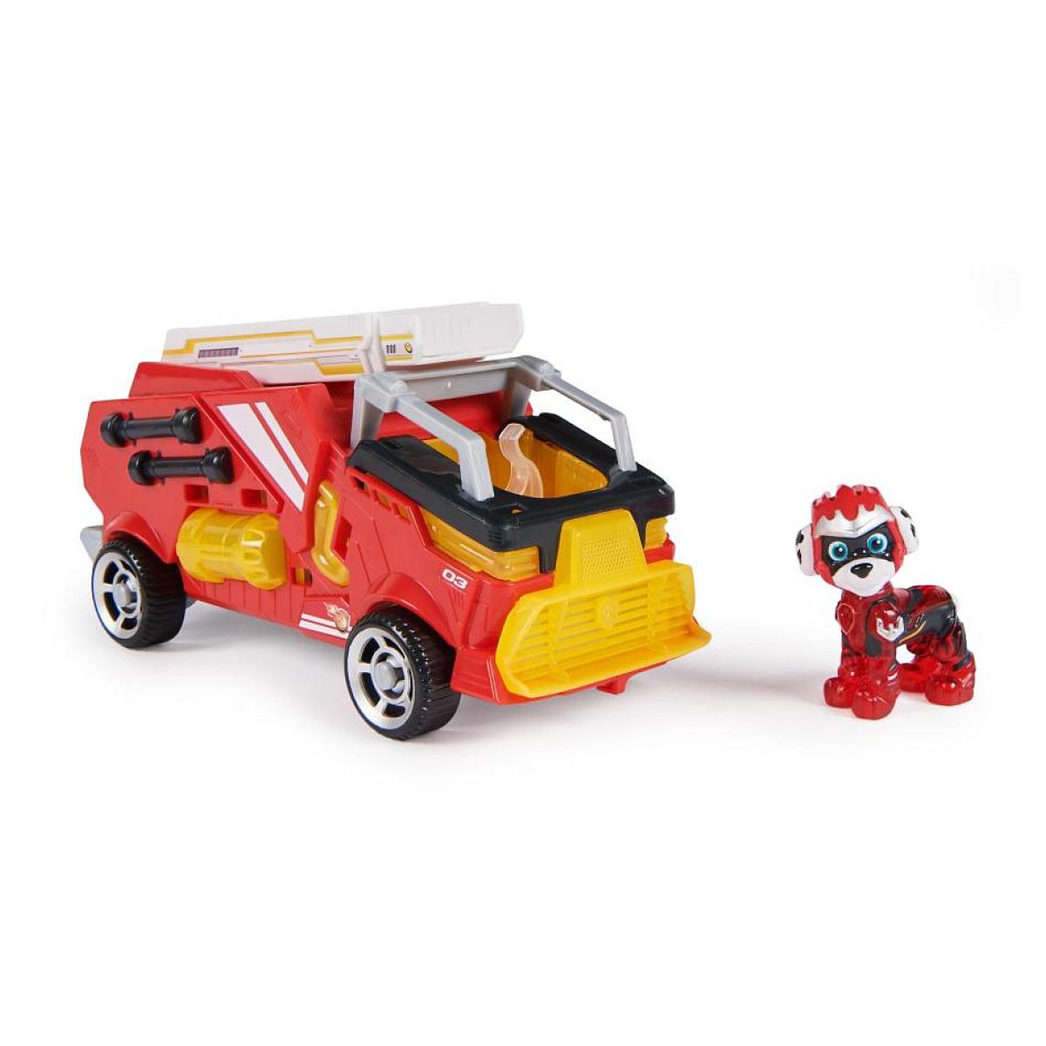Voir la diapositive 2 : SpinMaster Vehicule + figurine marcus la super patrouille - le film