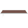 Voir la diapositive 3 : VIDAXL Auvent retractable automatique marron 500x300 cm