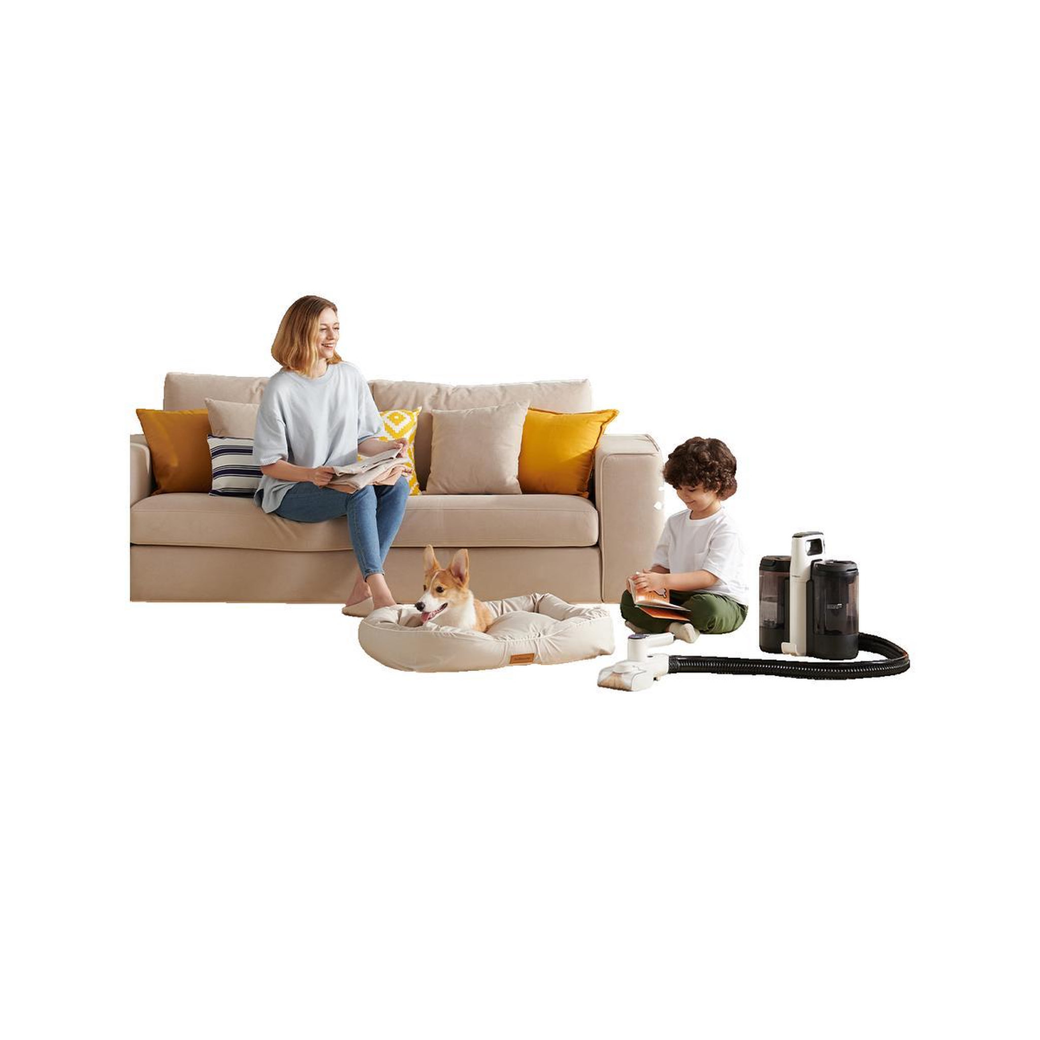 Voir la diapositive 6 : TINECO nettoyeur de tapis sans fil 1.6L