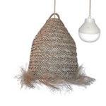 Lumisky Suspension nomade ANAFI Beige Jonc de mer H47CM