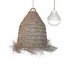Voir la diapositive 1 : Lumisky Suspension nomade ANAFI Beige Jonc de mer H47CM