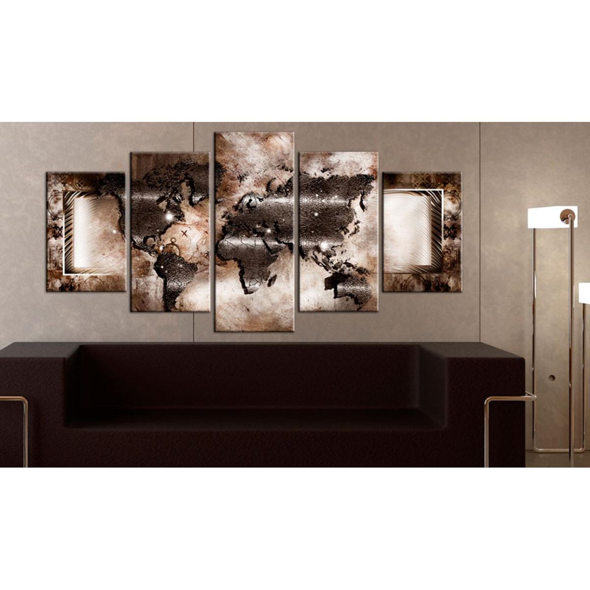 Voir la diapositive 2 : Paris Prix Tableau Imprimé  Platinum Map