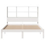 Voir la diapositive 4 : VIDAXL Lit bibliotheque sans matelas blanc 140x200 cm bois pin massif