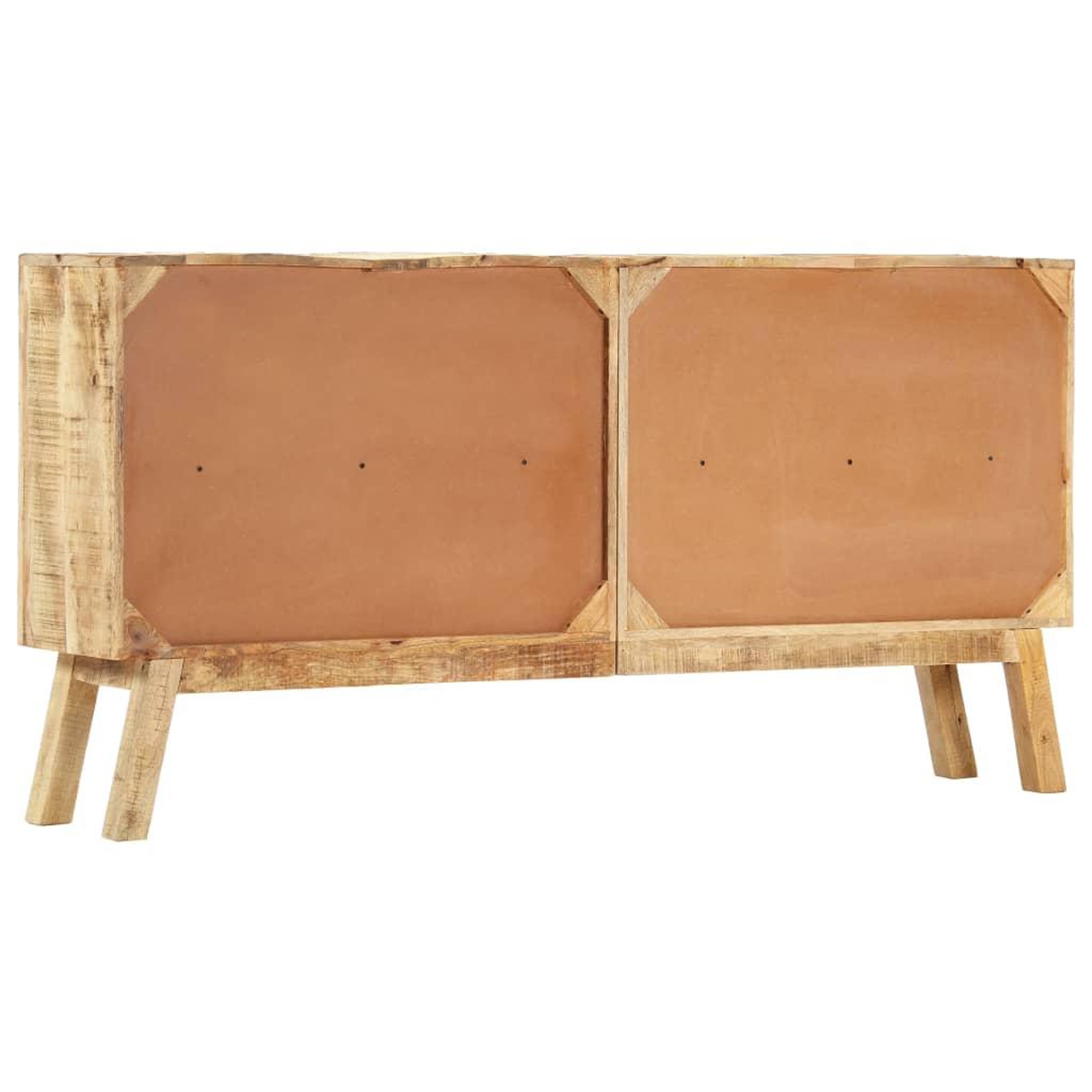 Voir la diapositive 4 : VIDAXL Buffet Marron et noir 160x30x80 cm Bois de manguier solide brut