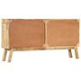 Voir la diapositive 4 : VIDAXL Buffet Marron et noir 160x30x80 cm Bois de manguier solide brut