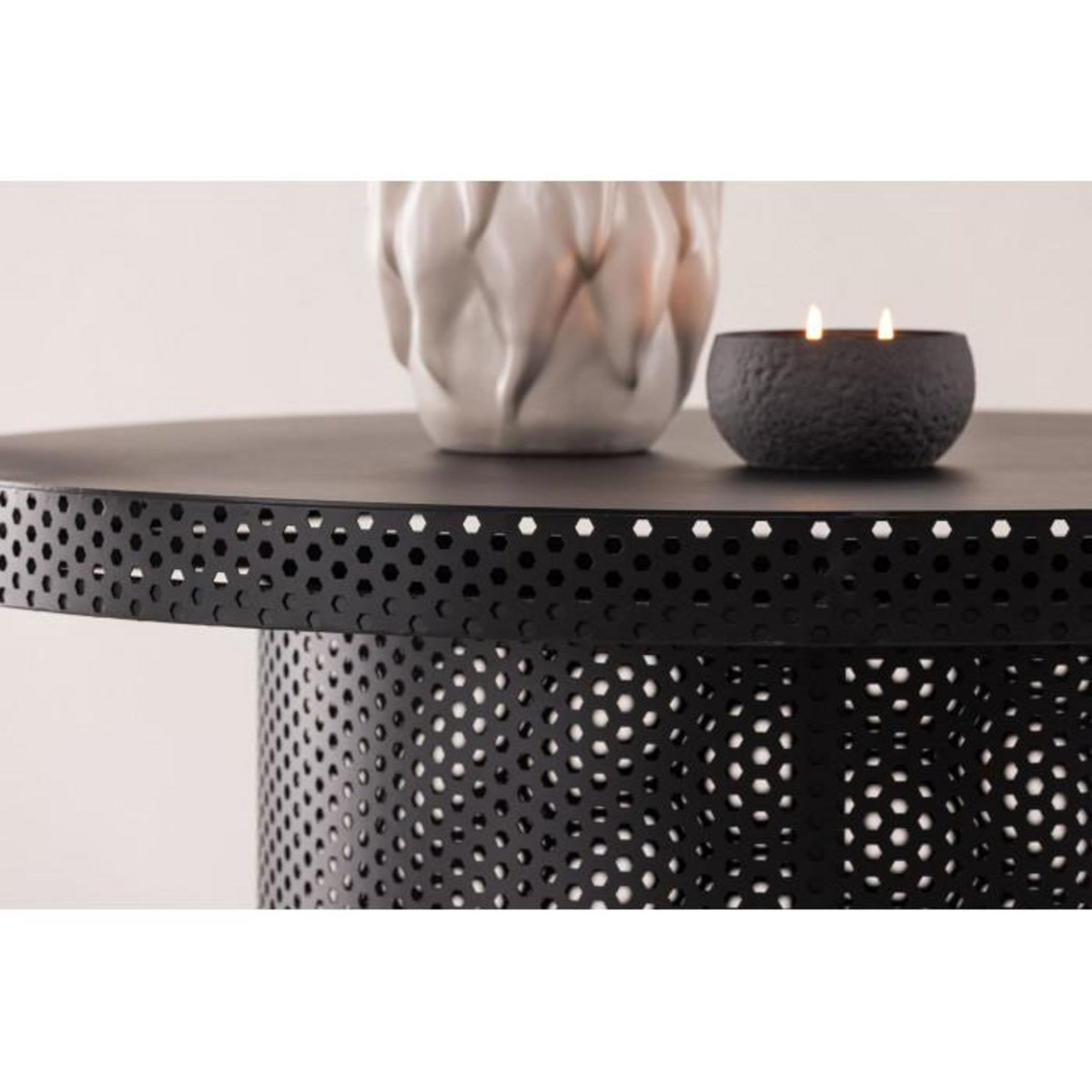 Paris Prix Table Basse Design Ajouré  West End  100cm Noir