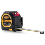 VITO Ruban métrique 5m et Laser télémètre 40m Affichage rétro éclairé IP54 Affichage LCD Rétroéclairé Recharge USB-C VITO